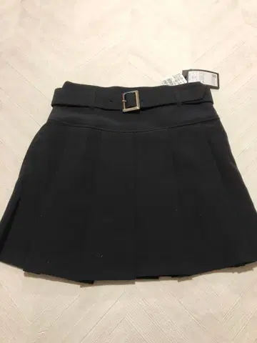 SCOT CLUB 블랙 플리츠 스커트 9호 벨트 포함