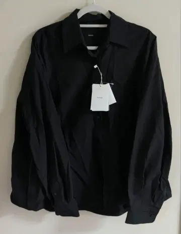 새상품 eunoia 유노이아 Bshop 블랙 긴팔 셔츠 F