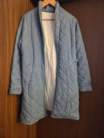 오브렉트 oblekt 다운 패딩 자켓 데님 프리 사이즈