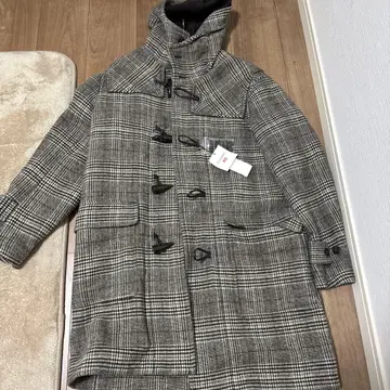 JW ANDERSON x UNIQLO 체크 무늬 더플 코트