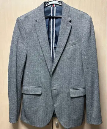 자라맨 트위드 테일러드 자켓 EUR40 엘보우 패치