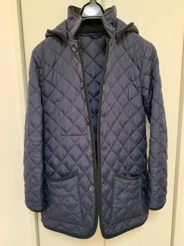 B:MING 네이비 퀼팅 자켓