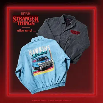 스트레인저 씽스 x 니코앤드 데님 자켓