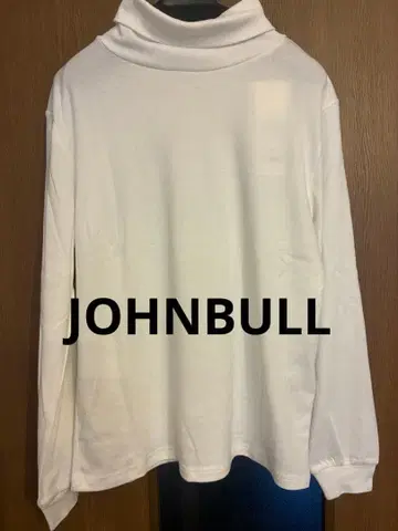 젬블 화이트 하이넥 롱T 이너 레이어드 롱셔츠