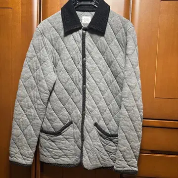 TAKEO KIKUCHI 퀼팅 자켓 그레이