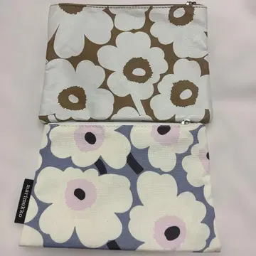 marimekko 꽃무늬 파우치 2세트