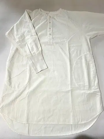 to touch 아이보리 무릎 기장 셔츠 원피스 코듀로이