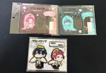 블루 록 아크릴 스탠드 3개 세트