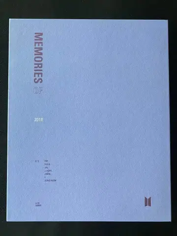 BTS MEMORIES OF 2018 포토북&DVD 4장