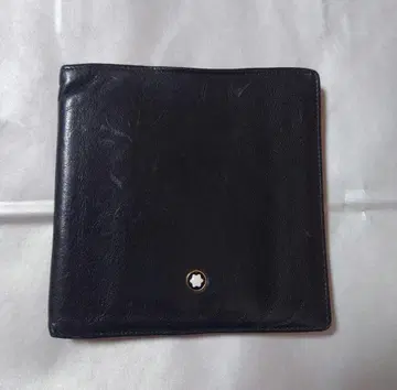 몽블랑 블랙 이단 접이식 지갑