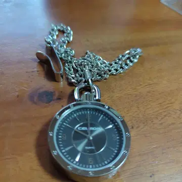 CELSIOR 쿼츠 회중시계 블랙