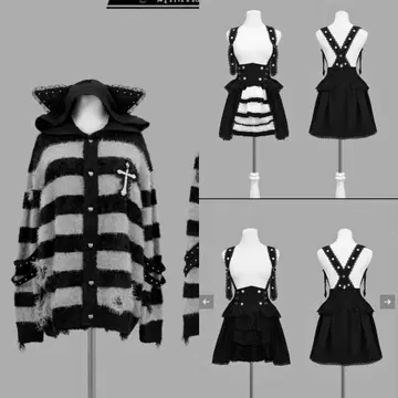 DimMoire Evil Cat 가디건 몽환의 서스펜더