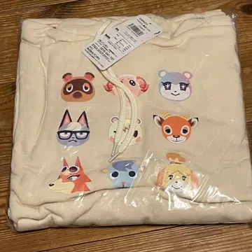 모여봐요 동물의 숲 굿즈 후드티 미사용