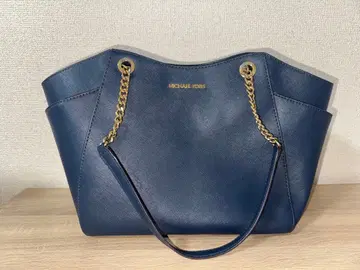 MICHAEL KORS 네이비 토트백