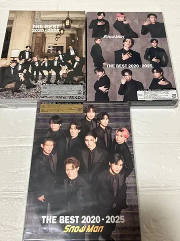 SnowMan THE BEST 2020 - 2025 3가지 형태 세트