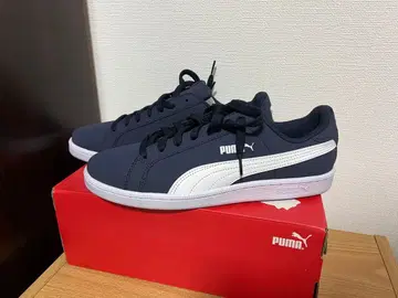 PUMA 네이비 스니커즈 스매시백 27cm