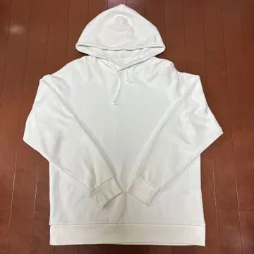화이트 L 사이즈 후드티