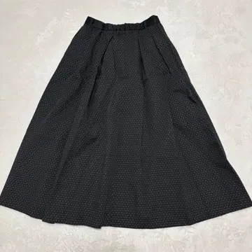 이에나 DOT 자카드 턱 스커트 38