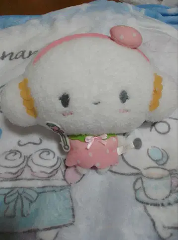 산리오 레어 코기뮨 딸기 천사 봉제 인형