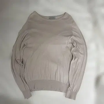 JOHN SMEDLEY 베이지 니트 스웨터 S