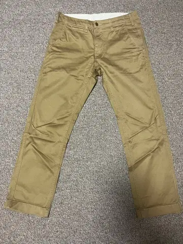 BURGUS PLUS 치노 팬츠 베이지 W30 새상품급
