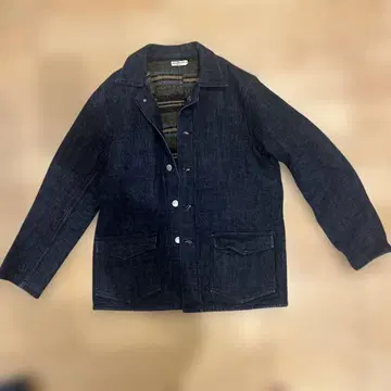 헬러스 카페 데님 커버올 아우터 40