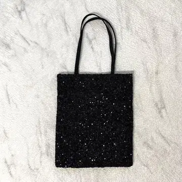 블랙 스팽글 백