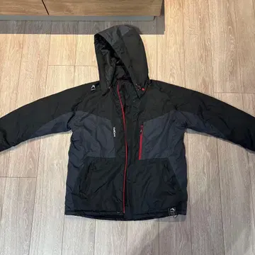 FieldCore 후드 부착 자켓 LL 블랙/그레이