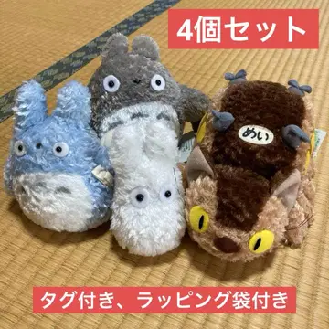 이웃집 토토로 복슬복슬 봉제 인형 4개 세트 지브리