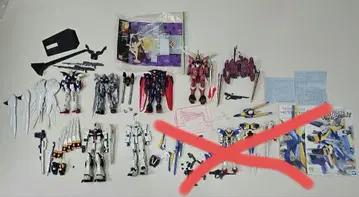 MG 건담 프라모델 묶음 판매 저스티스 유니콘 정크