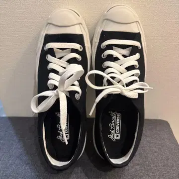 고품질 Jack Purcell 블랙 스니커즈 23.5