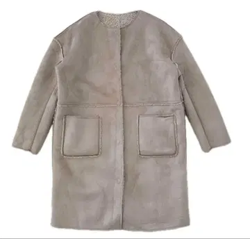 스콧 클럽 무스탕 코트