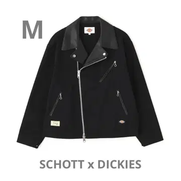 M SCHOTT DICKIES LEATHER COMB. RIDERS