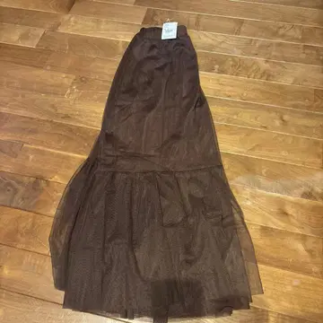 flower 발레 튤 롱 스커트 여성용