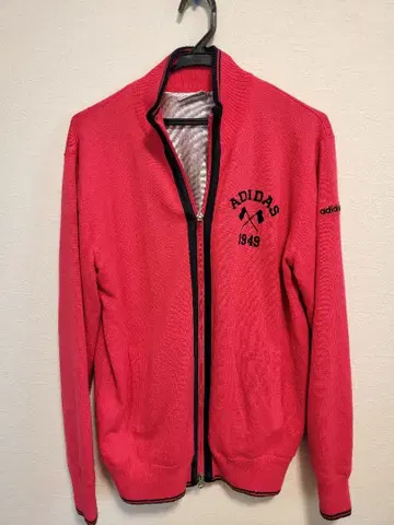 adidas 골프 자켓 M 사이즈 빨간색
