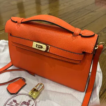 새상품! 숄더백! 미니백! 오렌지!