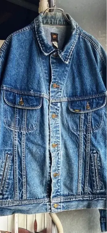 1990s~ Lee denim jacket super big size