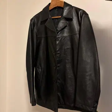 [ 새상품급 ] Paul Smith 천연 가죽 (소가죽) 카우 가죽 자켓