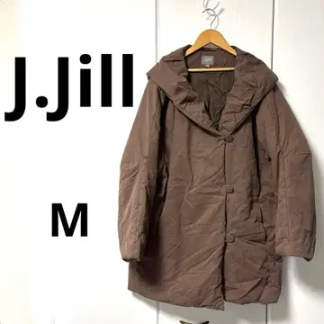 J.Jill 후드 부착 브라운 다운 자켓 [ M ]