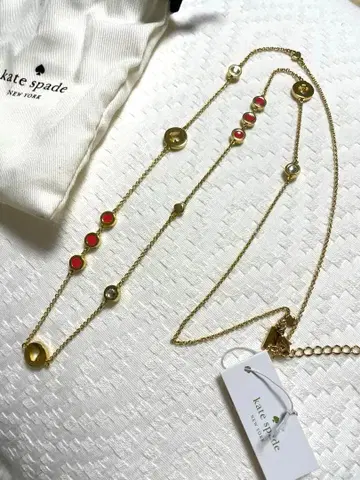 케이트 스페이드 골드 롱 목걸이 미사용 새상품