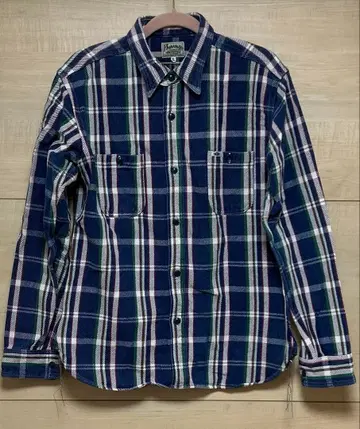 Pherrow's 긴팔 체크 셔츠