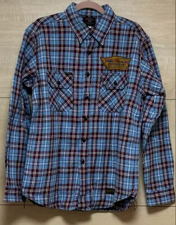 더 리얼 맥코이 체크 플란넬 셔츠