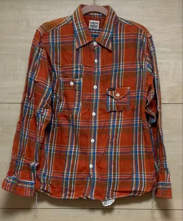 Pherrow's 긴팔 체크 셔츠