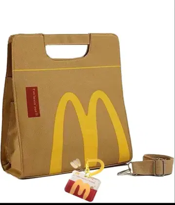 맥도날드 로고 토트백