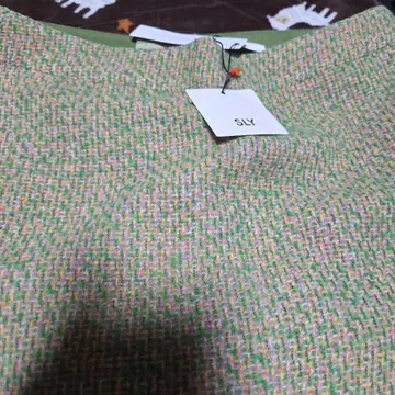 SLY 미니 스커트 봄 색상 그린