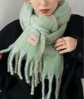 hinari 머플러 그린