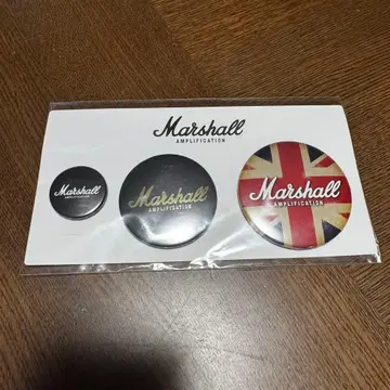 Marshall 캔뱃지 3개 세트