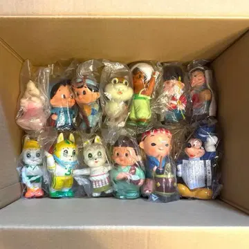 쇼와 레트로 소프트 비닐 은행 저금통 묶음 판매