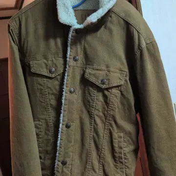 GAP 보아 라이닝 자켓 M 브라운