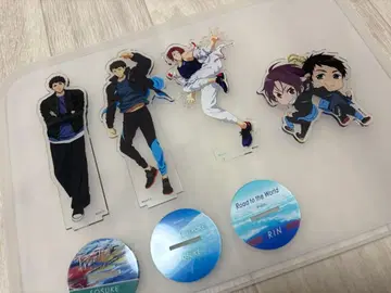 Free! 야마자키 소스케 마츠오카 린 아크릴 스탠드 아크릴 키링